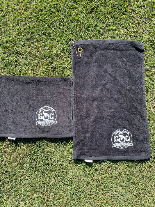 Black Summerbrooke Golf Towel